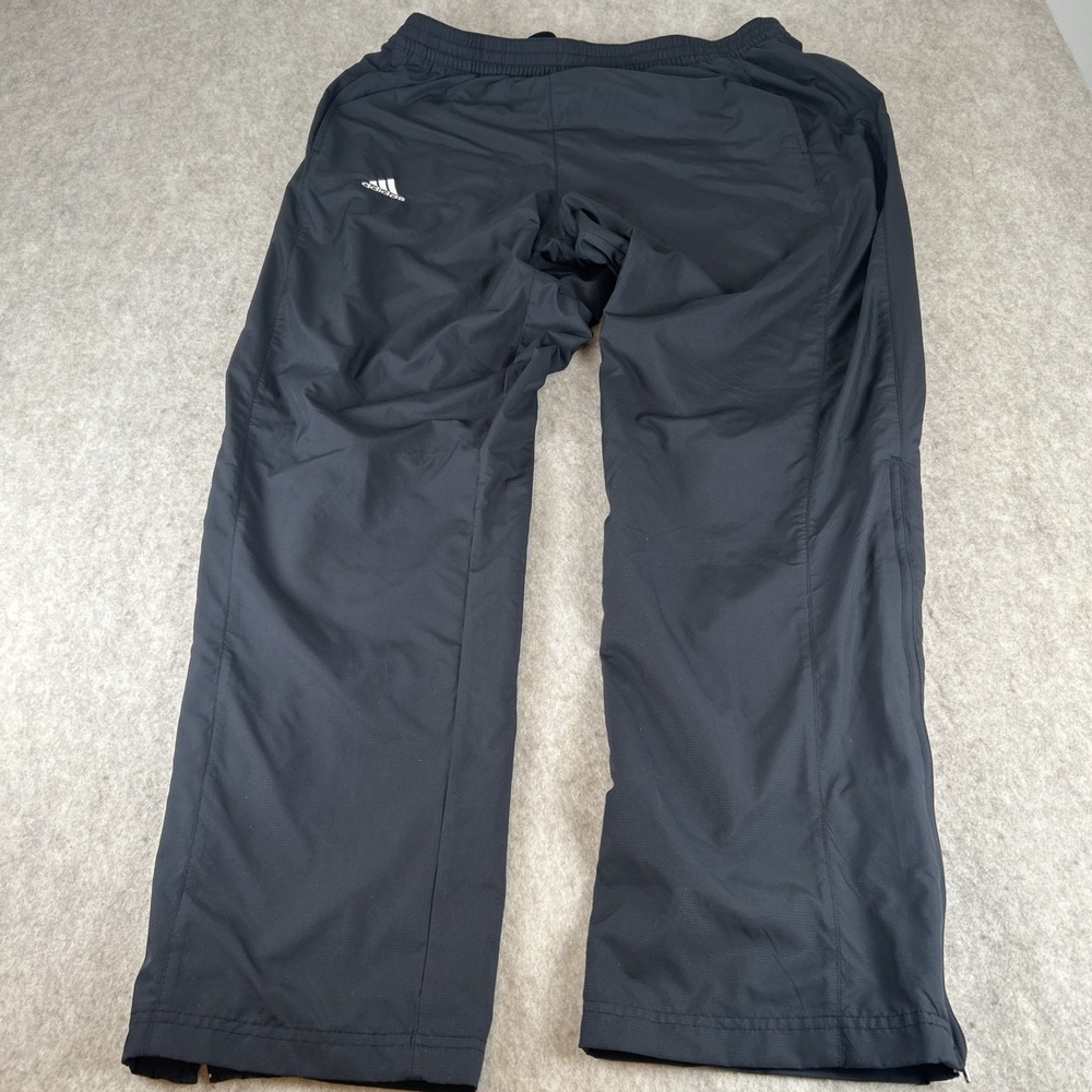 Adidas Men’s Track Pants Small Mesh Soccer Lined Football Zip Y2K Grunge